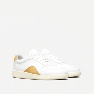 Everlane court sneaker in mustard